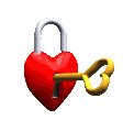 cuore con chiave